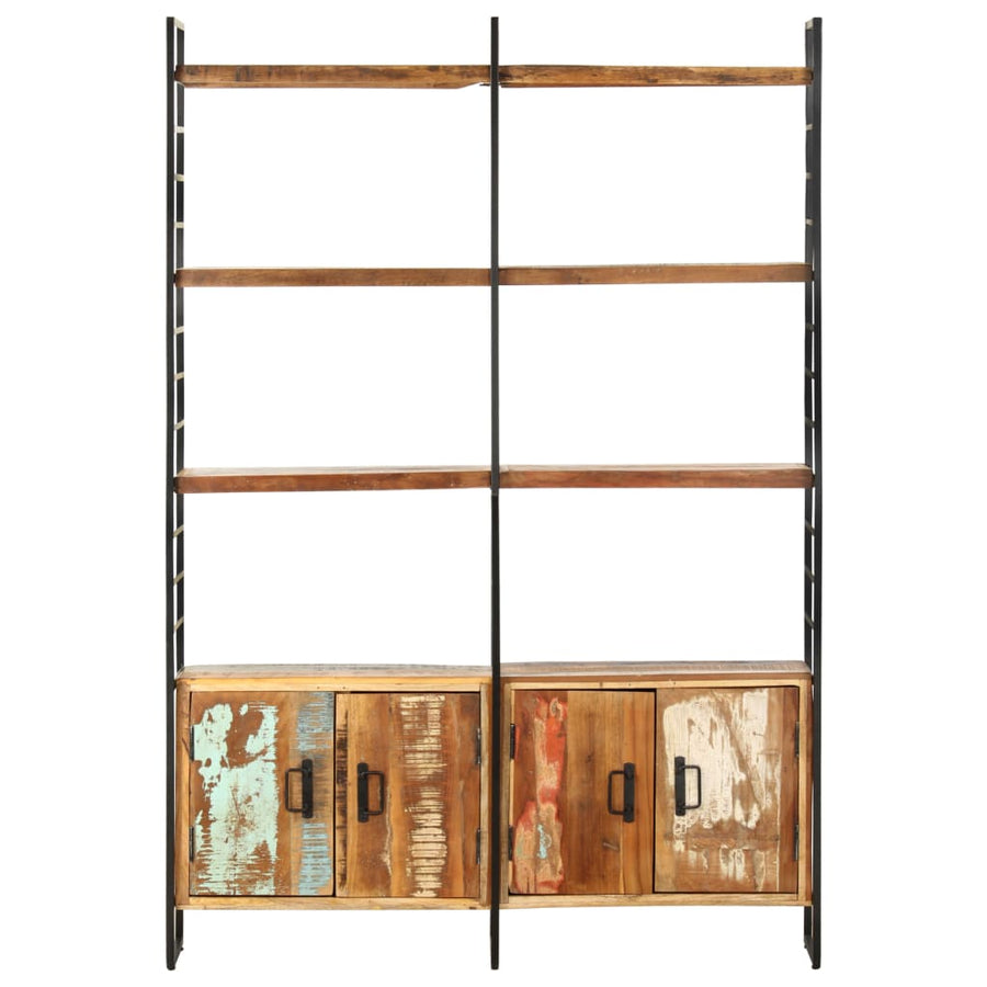 Boekenkast Met 4 Schappen 24X30X80 Cm massief gerecycled hout