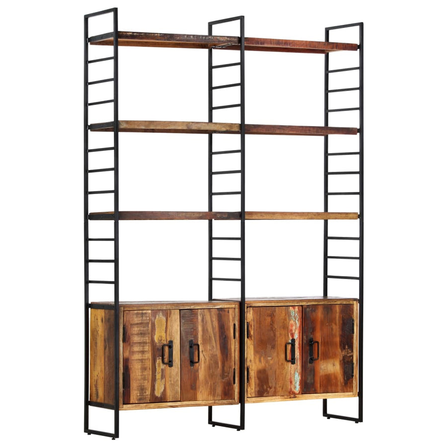 Boekenkast Met 4 Schappen 24X30X80 Cm massief gerecycled hout