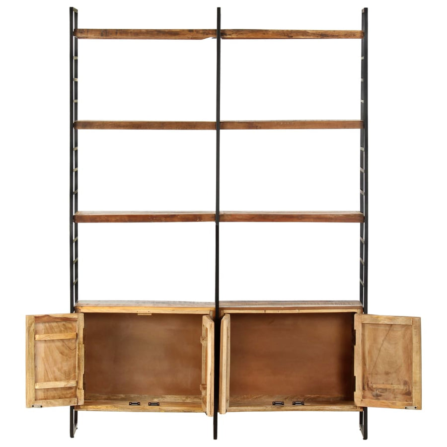 Boekenkast Met 4 Schappen 24X30X80 Cm massief gerecycled hout