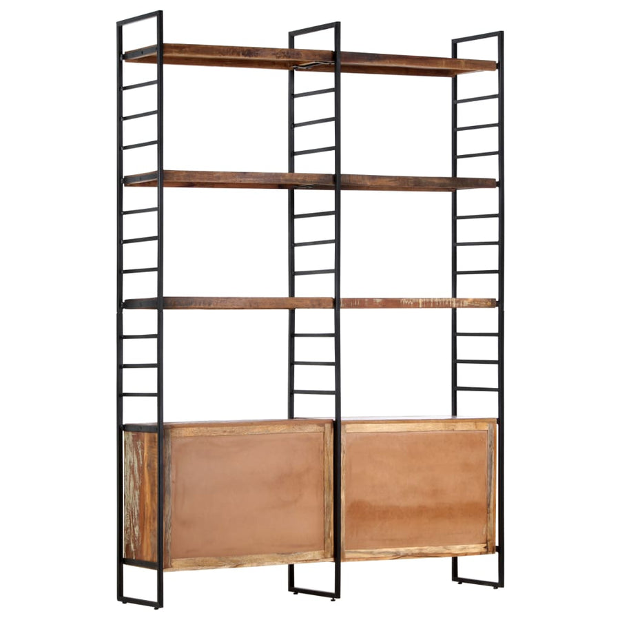 Boekenkast Met 4 Schappen 24X30X80 Cm massief gerecycled hout
