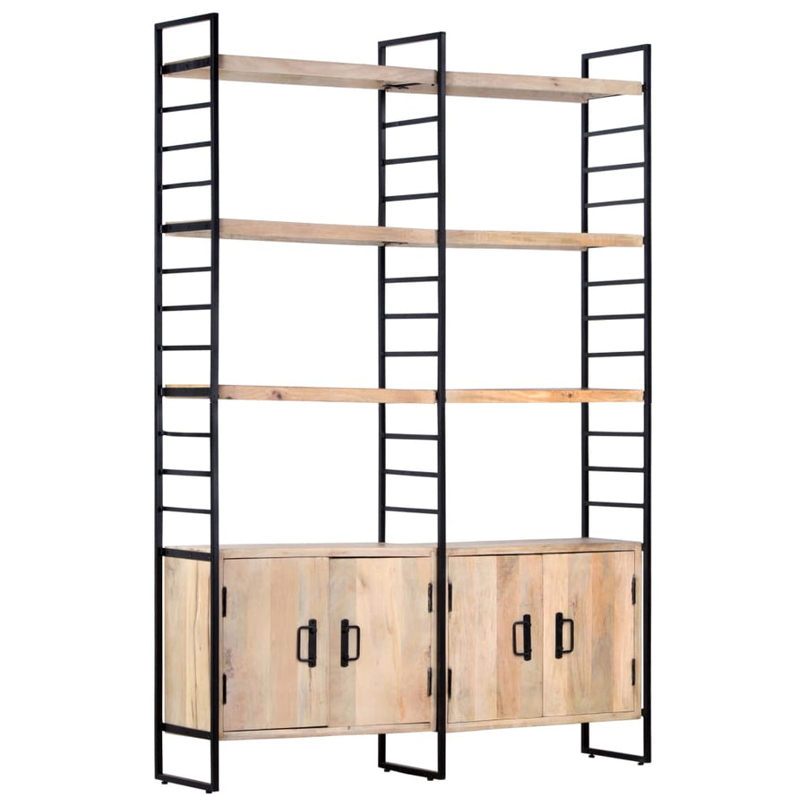 Boekenkast Met 4 Schappen 24X30X80 Cm massief mangohout