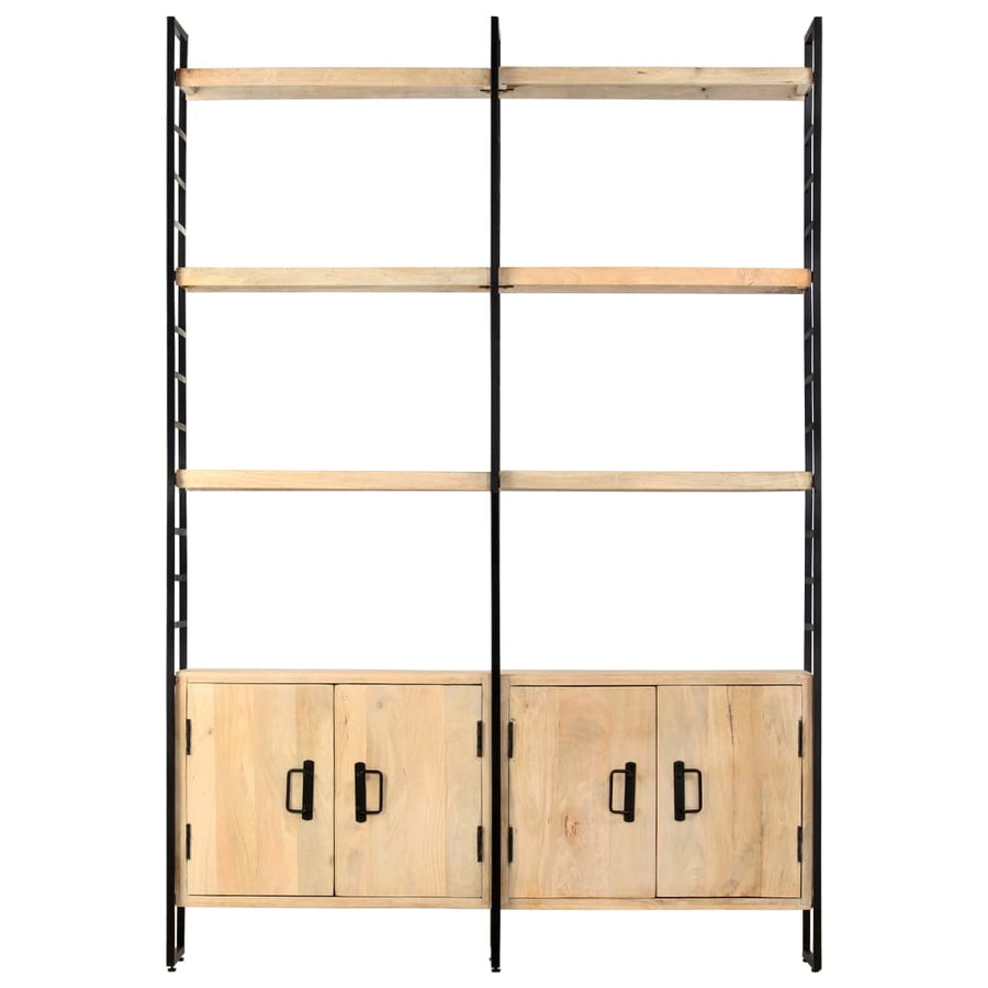 Boekenkast Met 4 Schappen 24X30X80 Cm massief mangohout