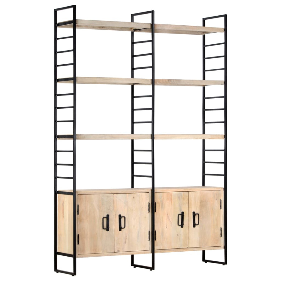 Boekenkast Met 4 Schappen 24X30X80 Cm massief mangohout