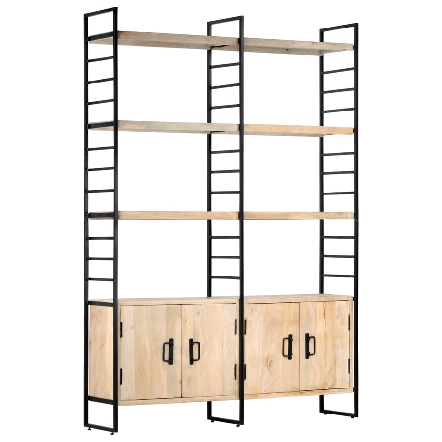 Boekenkast Met 4 Schappen 24X30X80 Cm massief mangohout