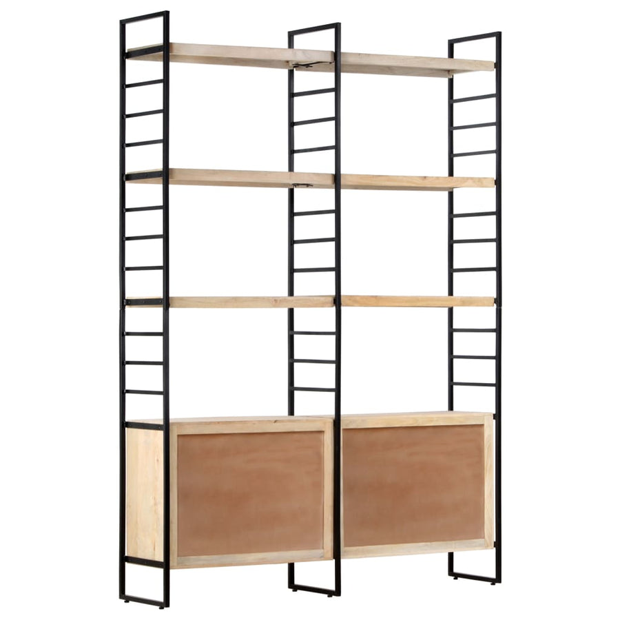 Boekenkast Met 4 Schappen 24X30X80 Cm massief mangohout