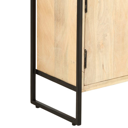 Boekenkast Met 4 Schappen 24X30X80 Cm massief mangohout