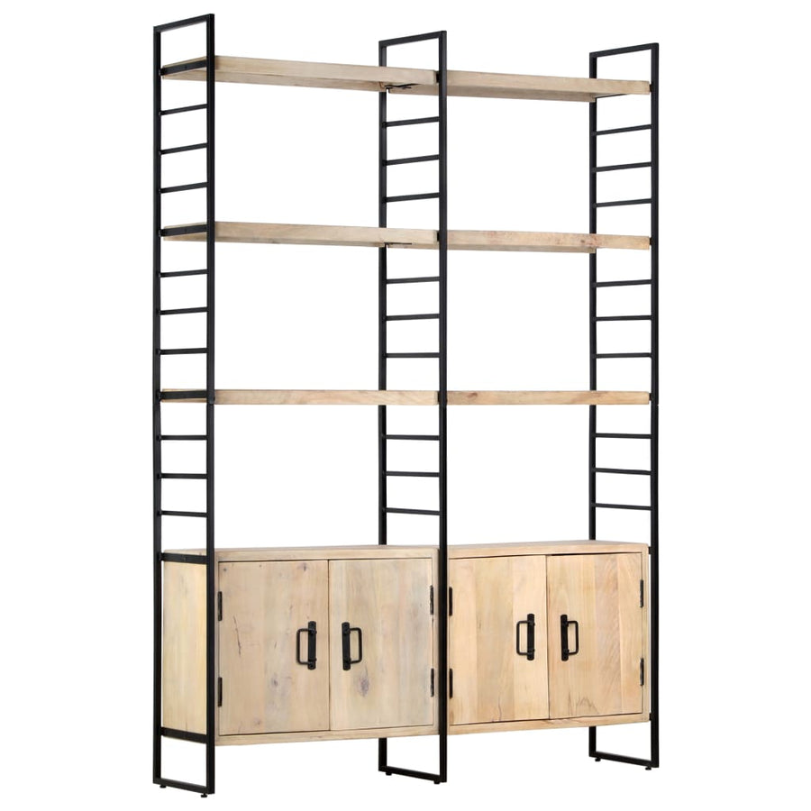 Boekenkast Met 4 Schappen 24X30X80 Cm massief mangohout