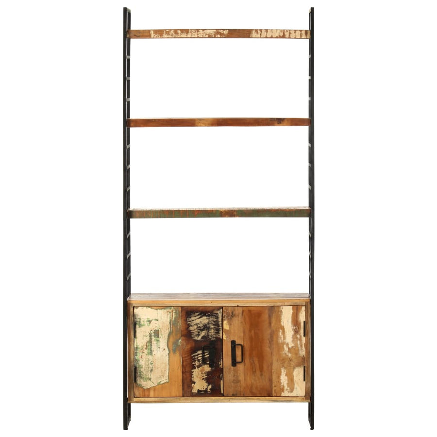 Boekenkast Met 4 Schappen 80X30X80 Cm 1 massief gerecycled hout