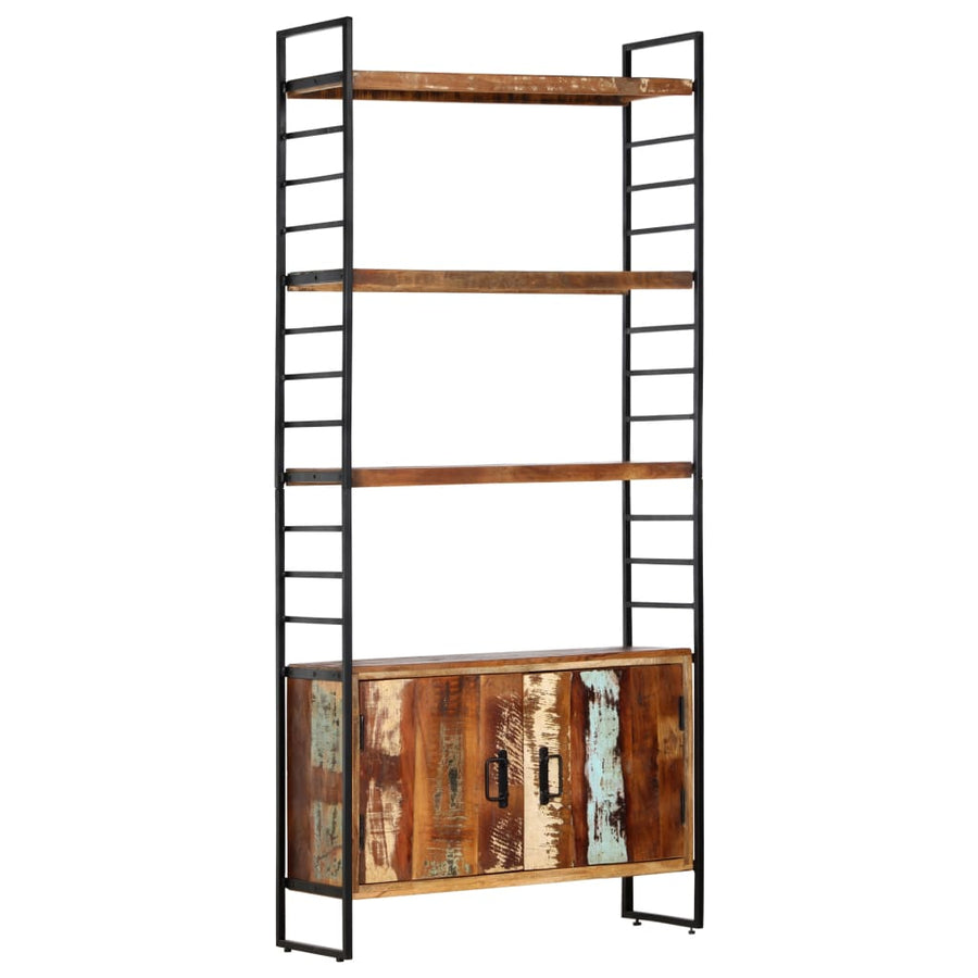 Boekenkast Met 4 Schappen 80X30X80 Cm 1 massief gerecycled hout