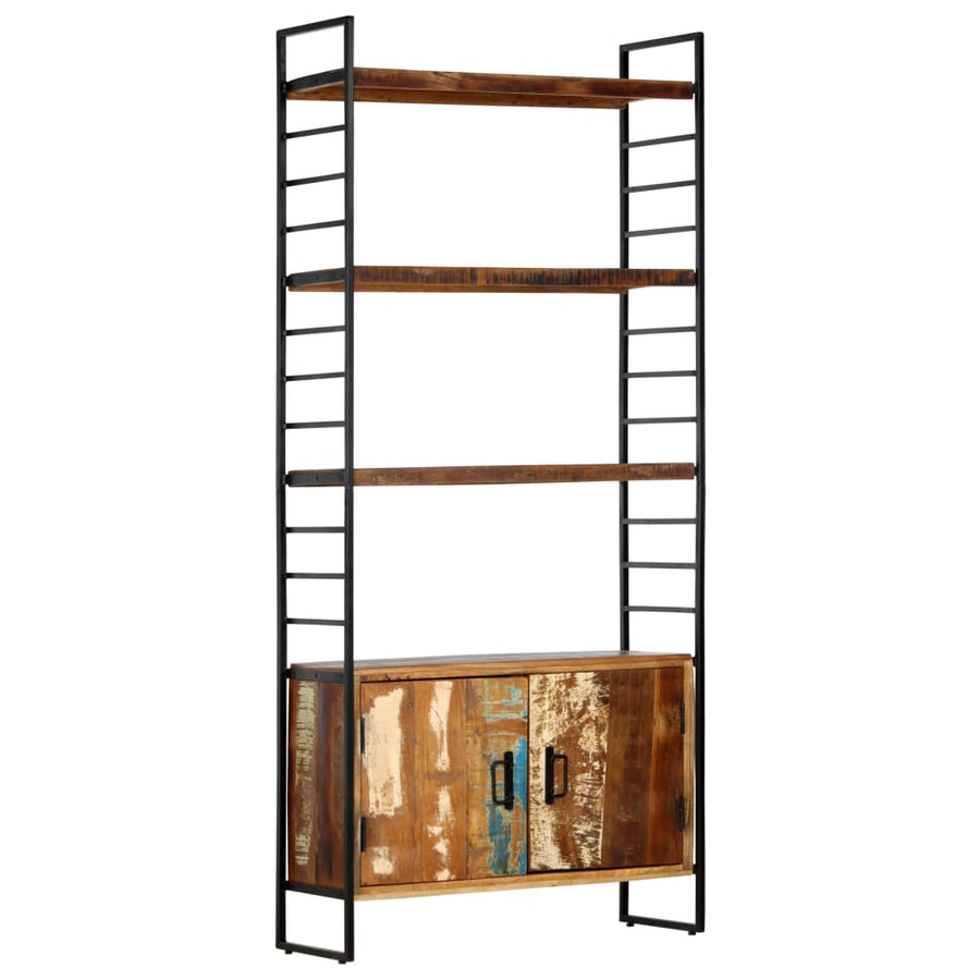 Boekenkast Met 4 Schappen 80X30X80 Cm 1 massief gerecycled hout