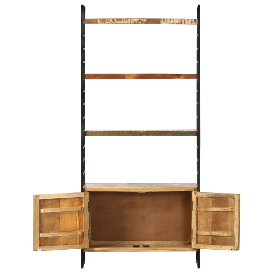 Boekenkast Met 4 Schappen 80X30X80 Cm 1 massief gerecycled hout