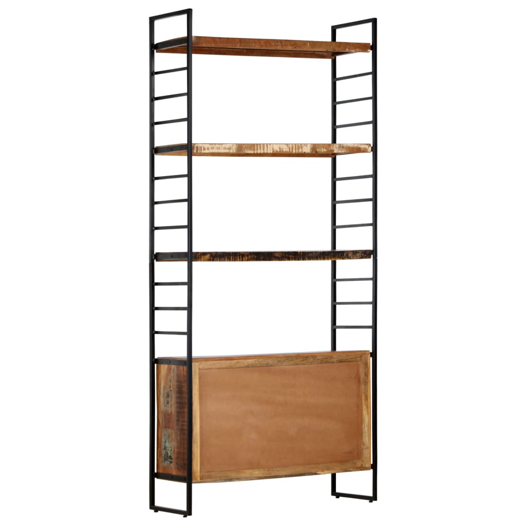 Boekenkast Met 4 Schappen 80X30X80 Cm 1 massief gerecycled hout