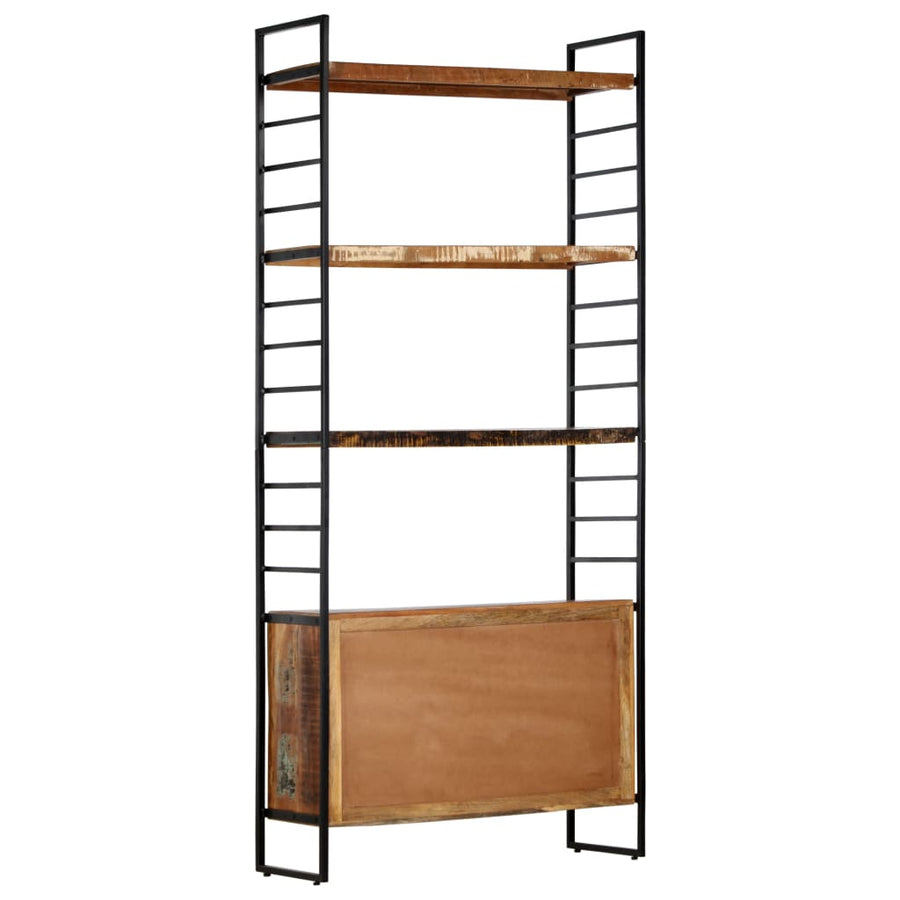 Boekenkast Met 4 Schappen 80X30X80 Cm 1 massief gerecycled hout