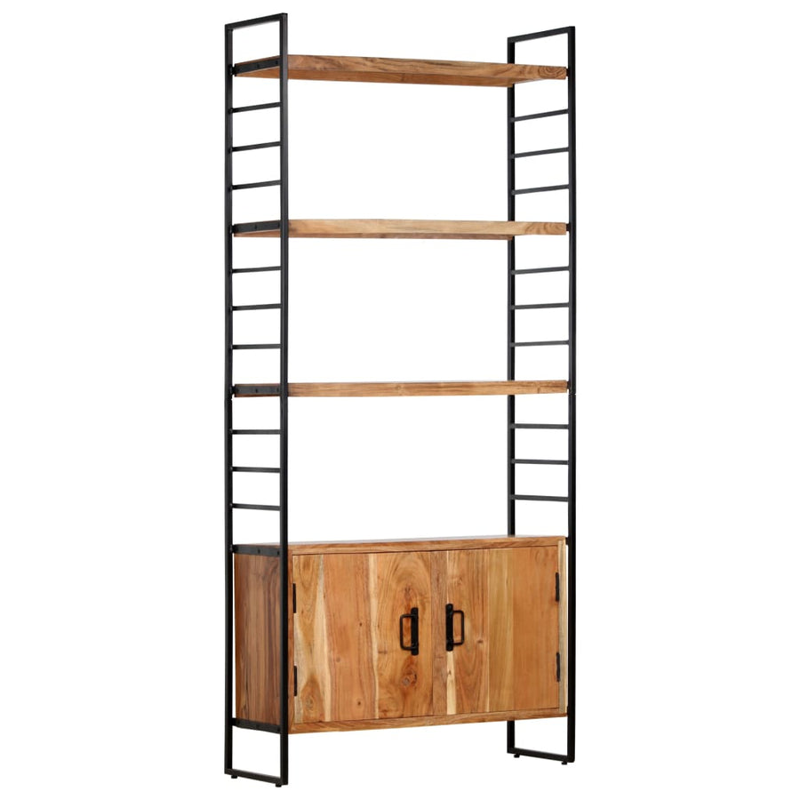 Boekenkast Met 4 Schappen 80X30X80 Cm Massief acaciahout