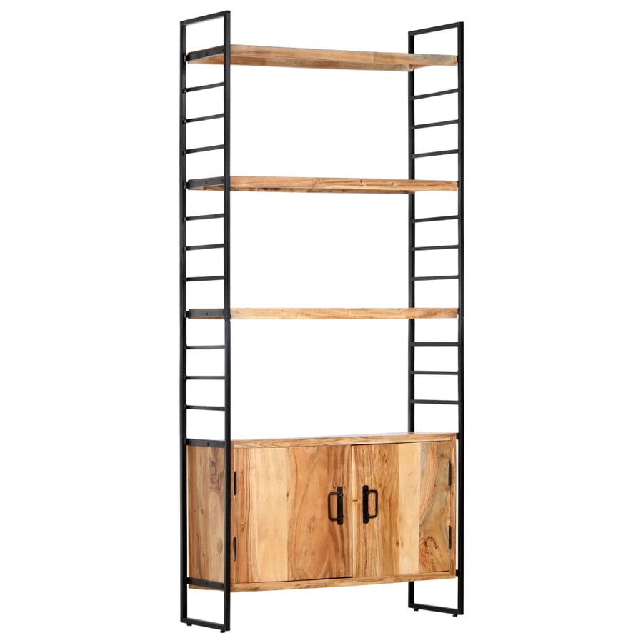 Boekenkast Met 4 Schappen 80X30X80 Cm Massief acaciahout