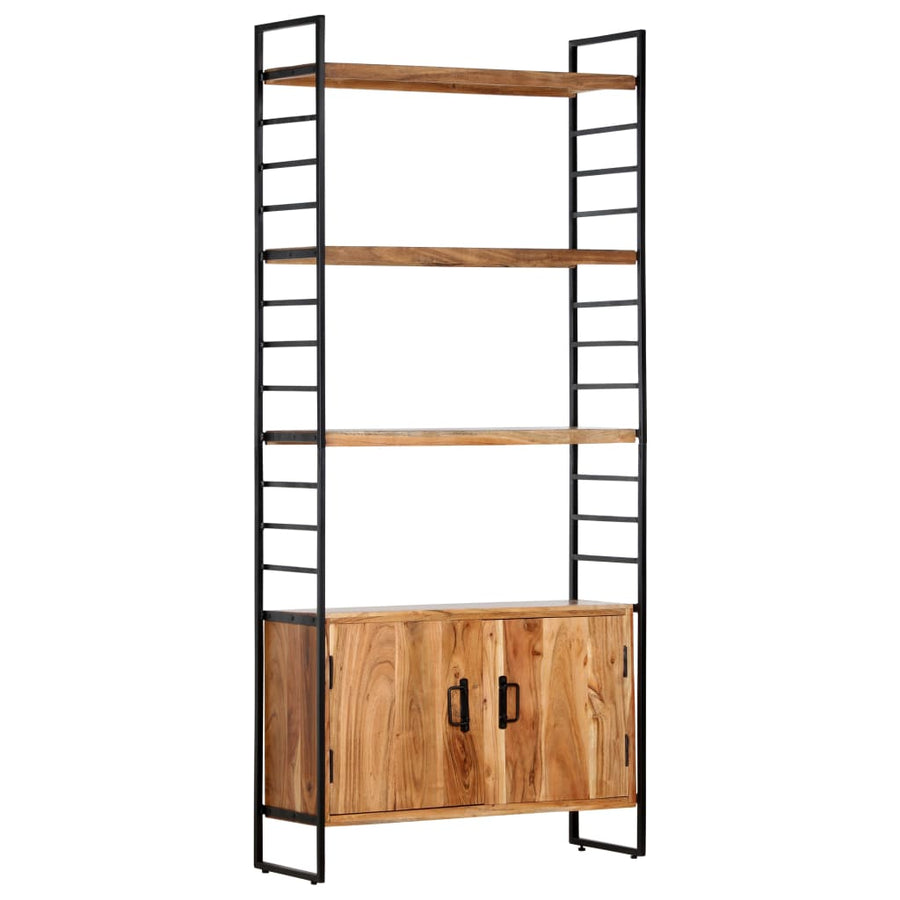 Boekenkast Met 4 Schappen 80X30X80 Cm Massief acaciahout