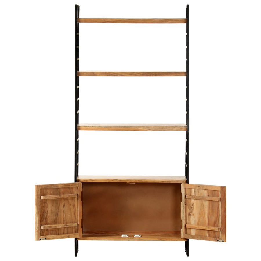 Boekenkast Met 4 Schappen 80X30X80 Cm Massief acaciahout