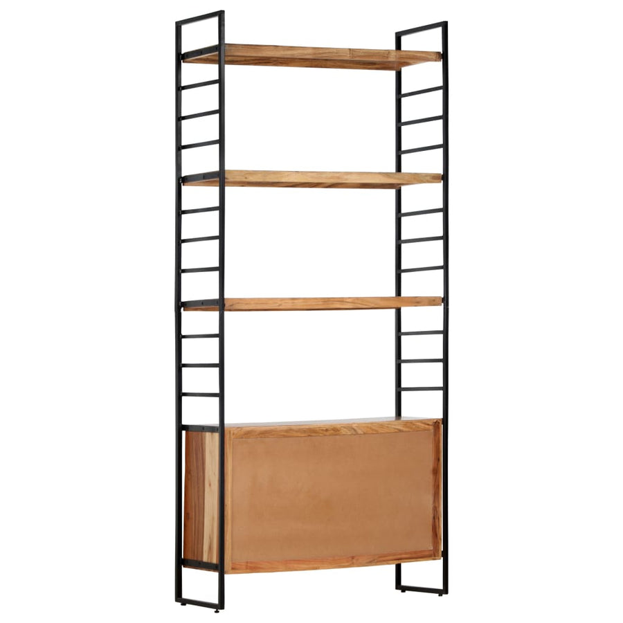 Boekenkast Met 4 Schappen 80X30X80 Cm Massief acaciahout