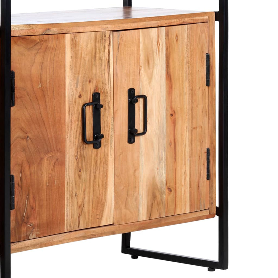 Boekenkast Met 4 Schappen 80X30X80 Cm Massief acaciahout