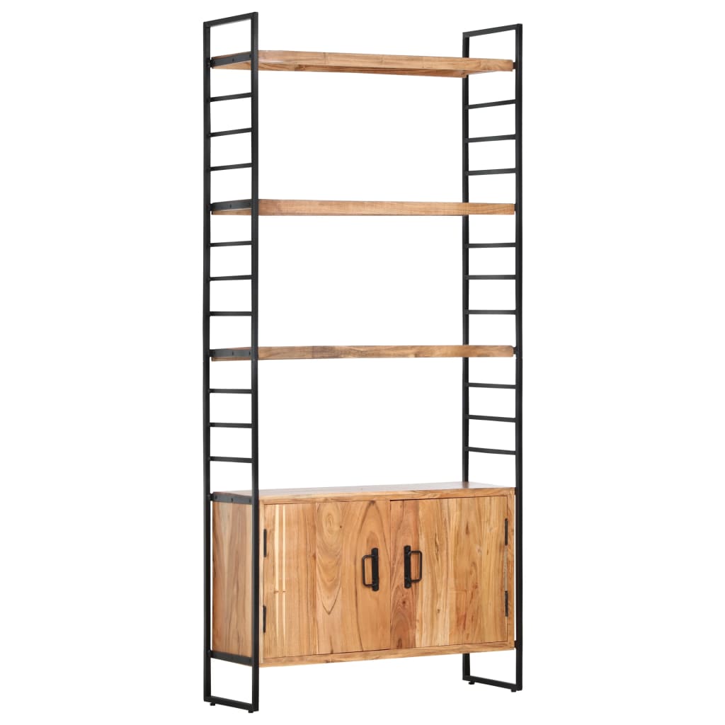 Boekenkast Met 4 Schappen 80X30X80 Cm Massief acaciahout