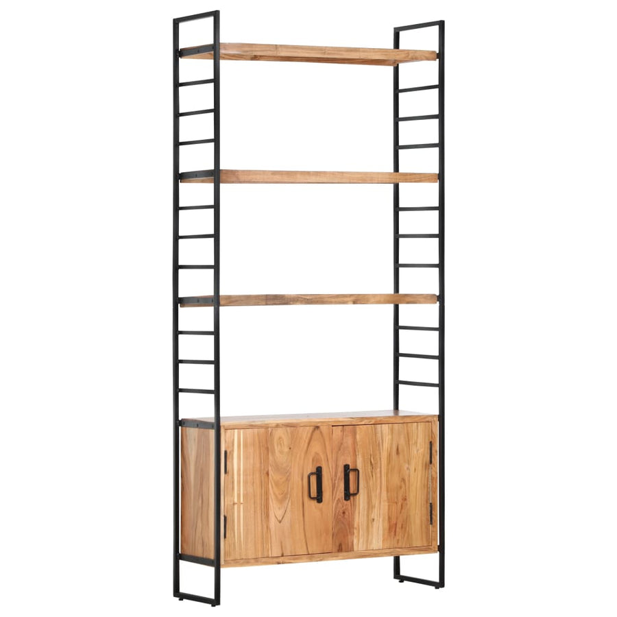 Boekenkast Met 4 Schappen 80X30X80 Cm Massief acaciahout