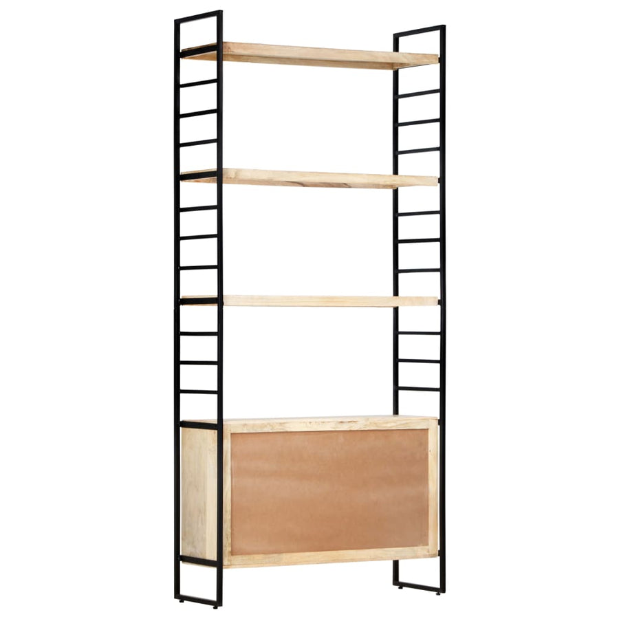 Boekenkast Met 4 Schappen 80X30X80 Cm massief mangohout