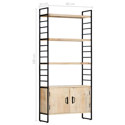 Boekenkast Met 4 Schappen 80X30X80 Cm massief mangohout