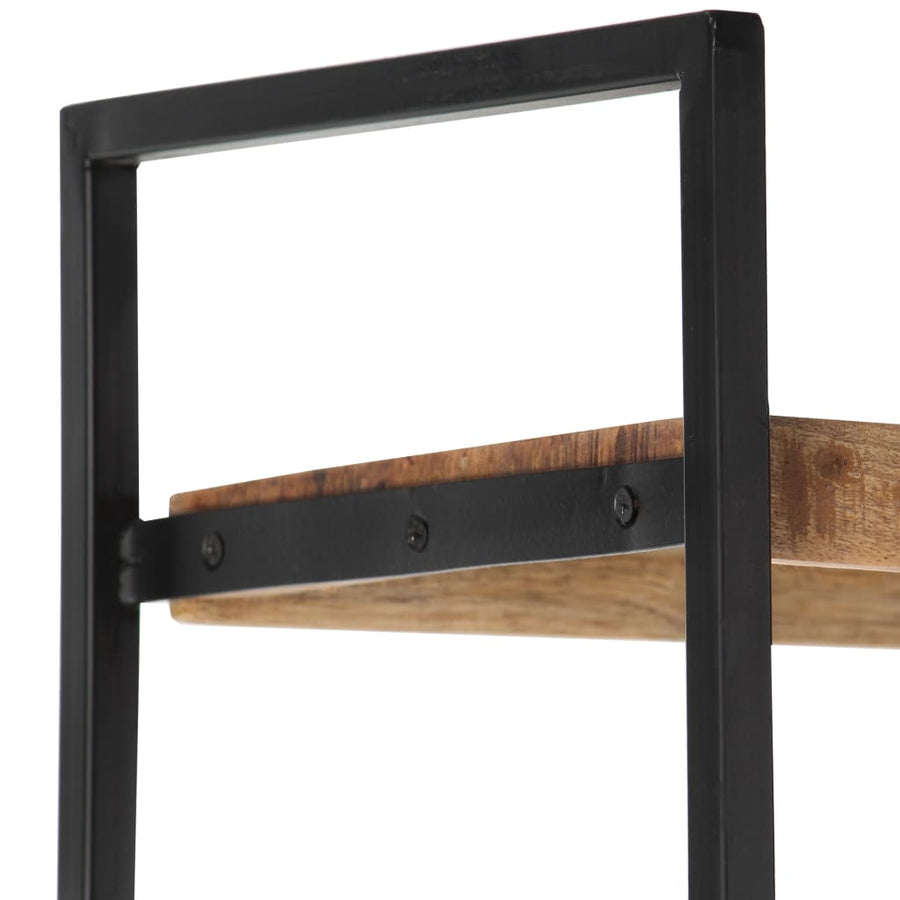 Boekenkast Met 4 Schappen 80X30X180 Cm Ruw Mangohout