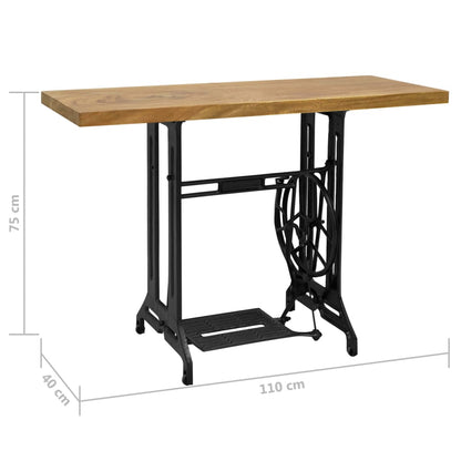 Wandtafel Naaimachine 110X40X75 Cm
