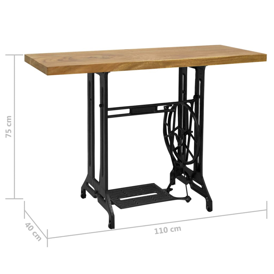 Wandtafel Naaimachine 110X40X75 Cm