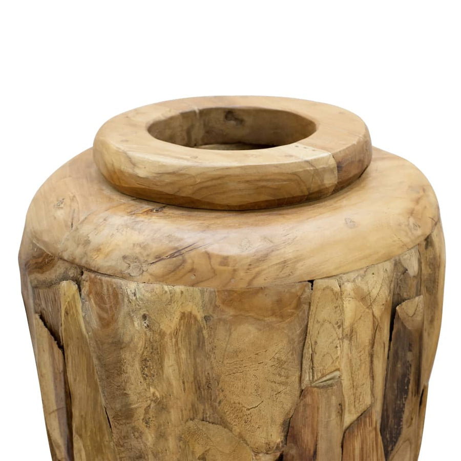 Decoratievaas Massief Teakhout
