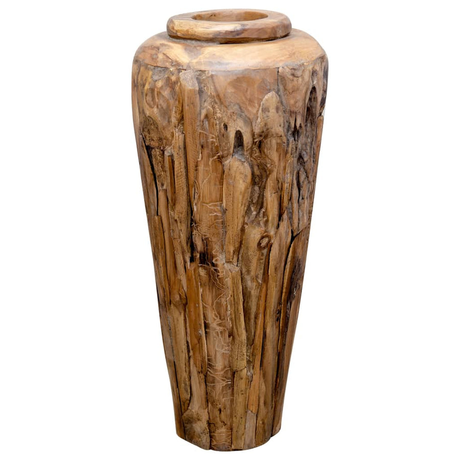 Decoratievaas Massief Teakhout