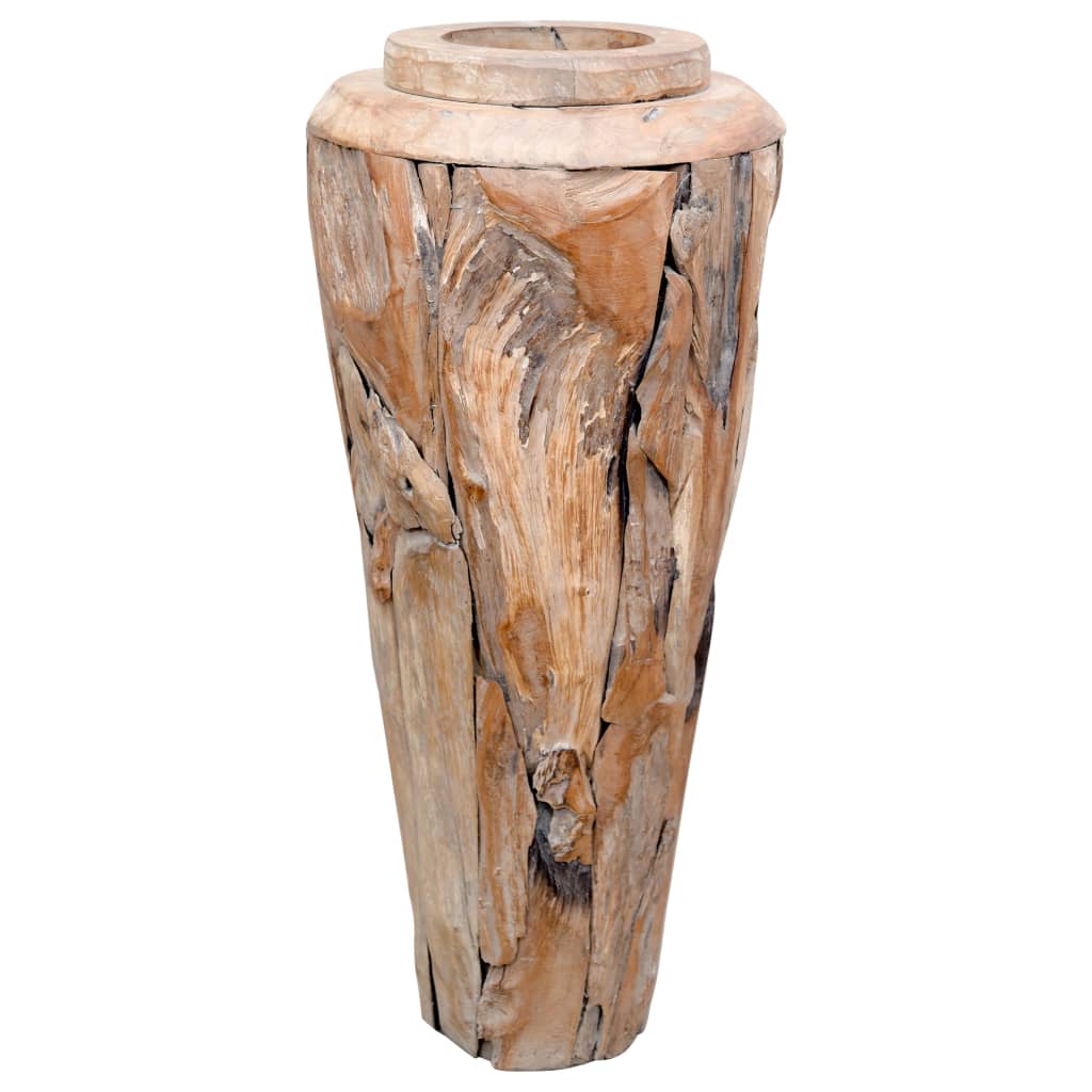 Decoratievaas Massief Teakhout