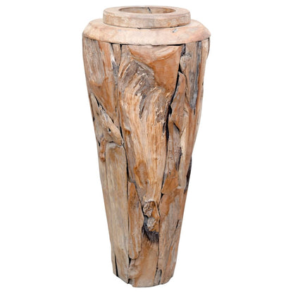 Decoratievaas Massief Teakhout