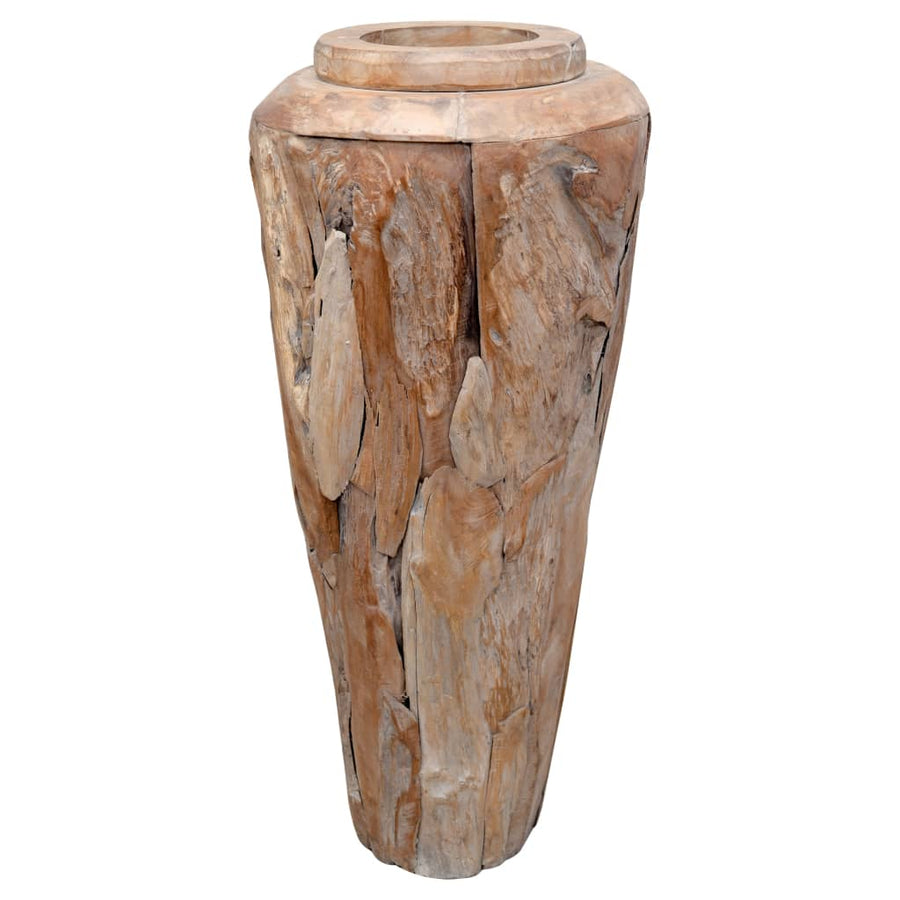 Decoratievaas Massief Teakhout