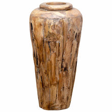 Decoratievaas 40x80 cm massief teakhout