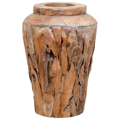 Decoratievaas 40x60 cm massief teakhout
