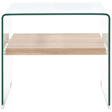 Salontafel Gehard Glas Transparant 50 x 50 x 45 cm