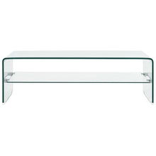 Salontafel Gehard Glas Transparant 98 x 45 x 31 cm