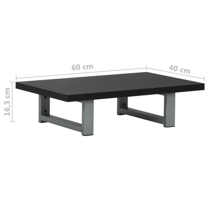 Badkamermeubel 60X40X16,3 Cm Zwart 60 x 40 cm