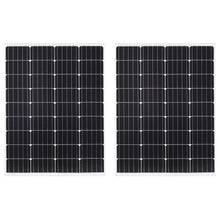 Zonnepanelen 2 St 100 W Monokristallijn Aluminium En Glas