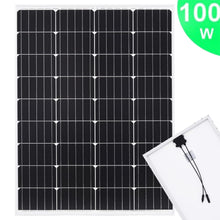 Zonnepanelen 2 St 100 W Monokristallijn Aluminium En Glas
