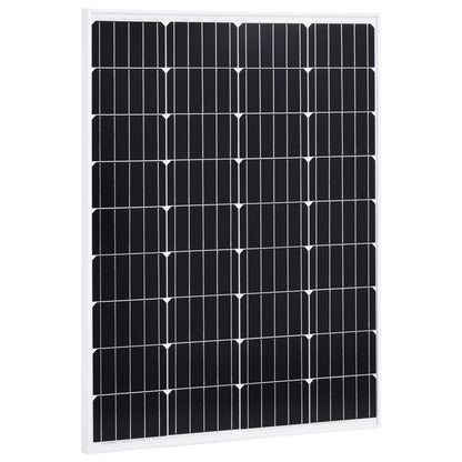 Zonnepanelen 2 St 100 W Monokristallijn Aluminium En Glas