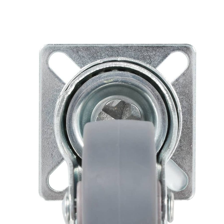 12 st Zwenkwielen 50 mm