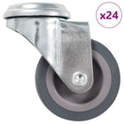 Zwenkwielen 50 mm 24 stuks boutgaten