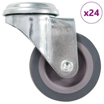 Zwenkwielen Met Boutgaten 50 Mm 24