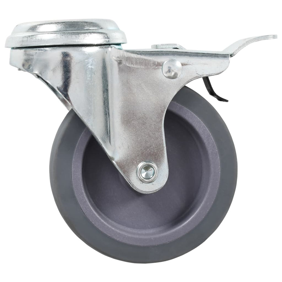 Zwenkwielen Met Boutgaten 75 Mm 24