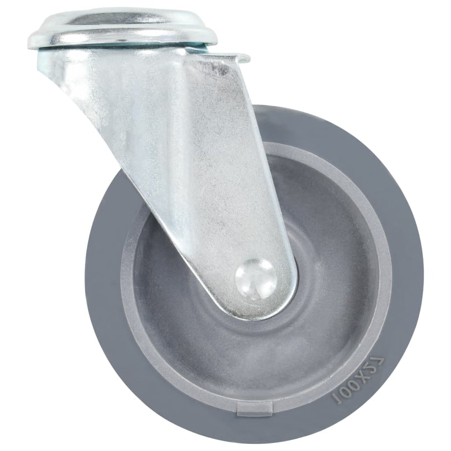 Zwenkwielen Met Boutgaten 100 Mm 16
