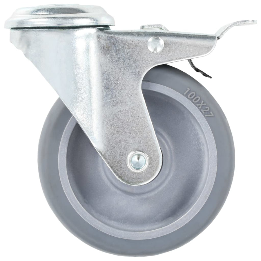 Zwenkwielen Met Boutgaten 100 Mm 32