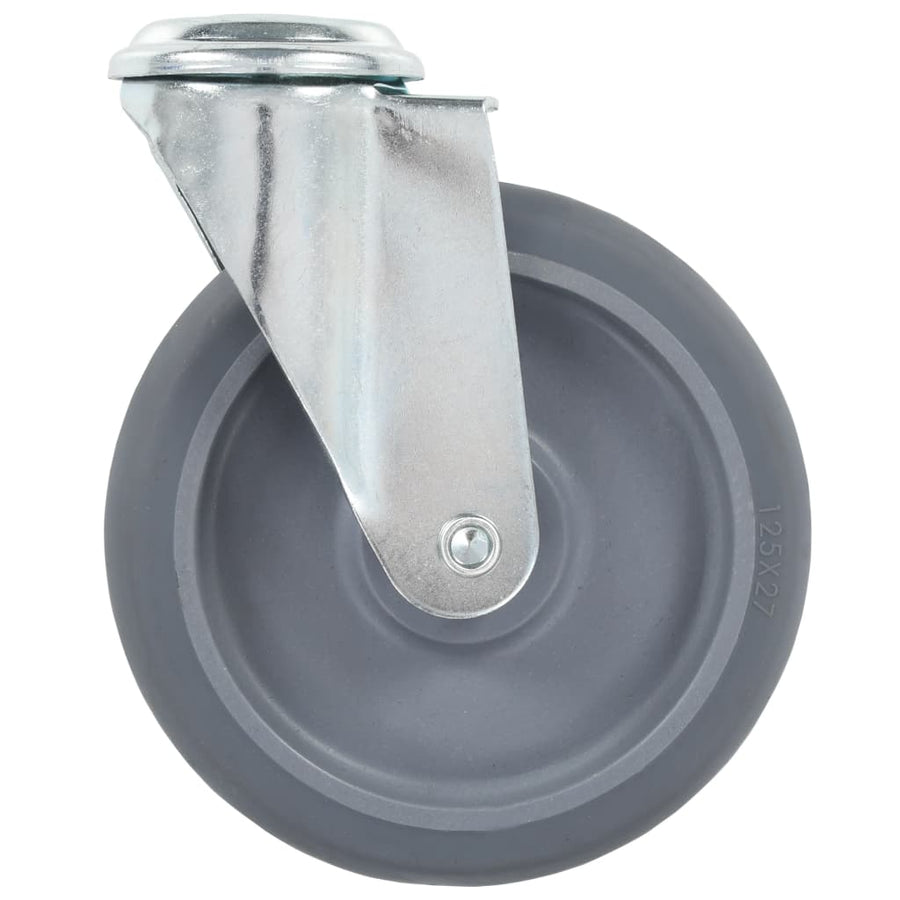 Zwenkwielen Met Boutgaten 125 Mm 8